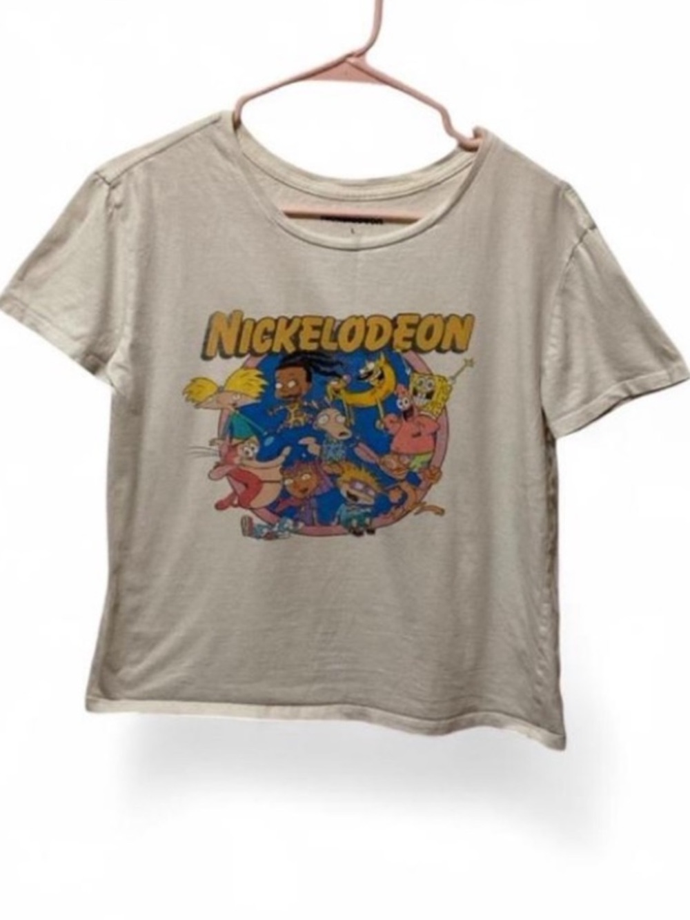 Nickelodeon Cream Graphic  Tee